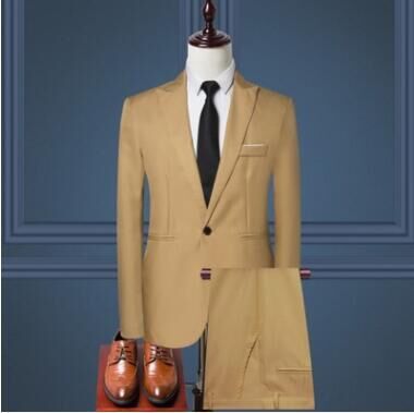 Foreign trade wholesale new men's fashion business casual suit groom best man suit jacket wholesale
