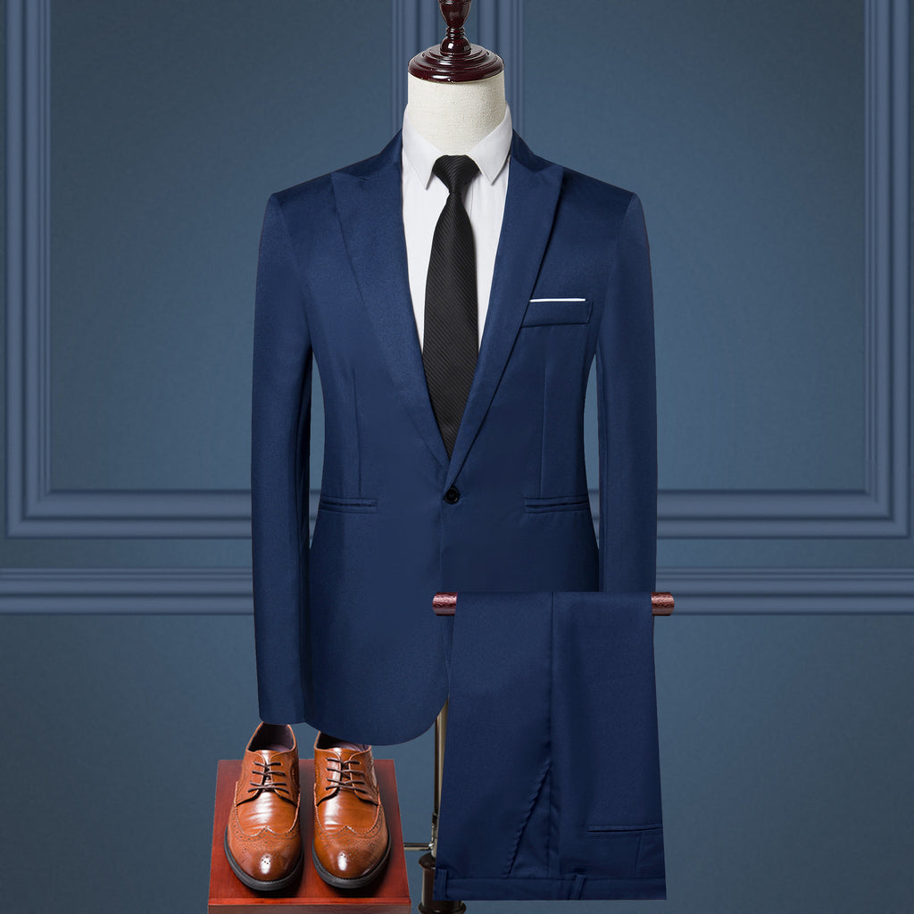 Foreign trade wholesale new men's fashion business casual suit groom best man suit jacket wholesale