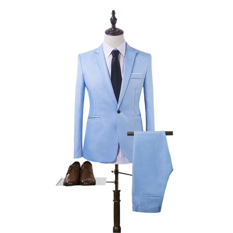 2022 autumn and winter hot sale men's fashion business suit suit one button bridegroom best man suit jacket