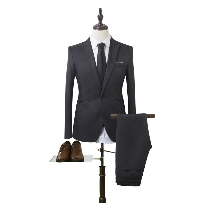 2022 autumn and winter hot sale men's fashion business suit suit one button bridegroom best man suit jacket