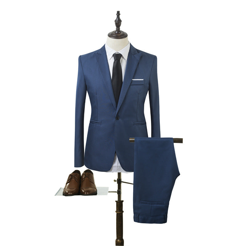 2022 autumn and winter hot sale men's fashion business suit suit one button bridegroom best man suit jacket