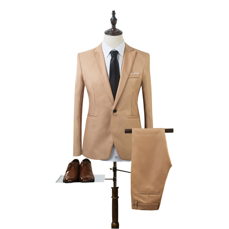 2022 autumn and winter hot sale men's fashion business suit suit one button bridegroom best man suit jacket