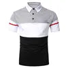 Men Polo Men Shirt Short Sleeve Polo Shirt Contrast Color Polo New Clothing Summer Streetwear Casual Fashion Men Tops