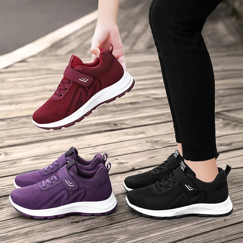 Hot Selling Fashion Casual Sneakers Comfable Breathable Walking Running Style Shoes for Women
