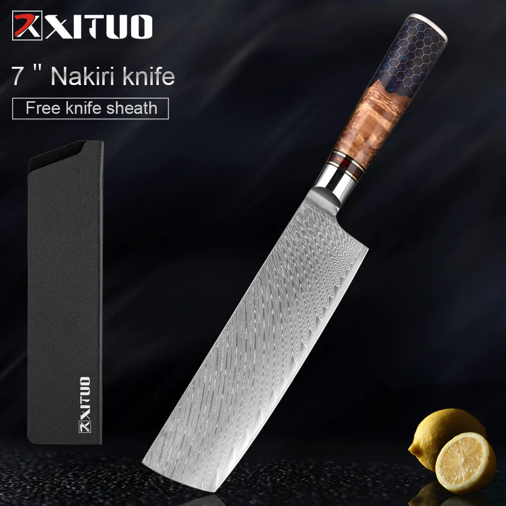 Set de Cuchillos Damascus 67 Capas