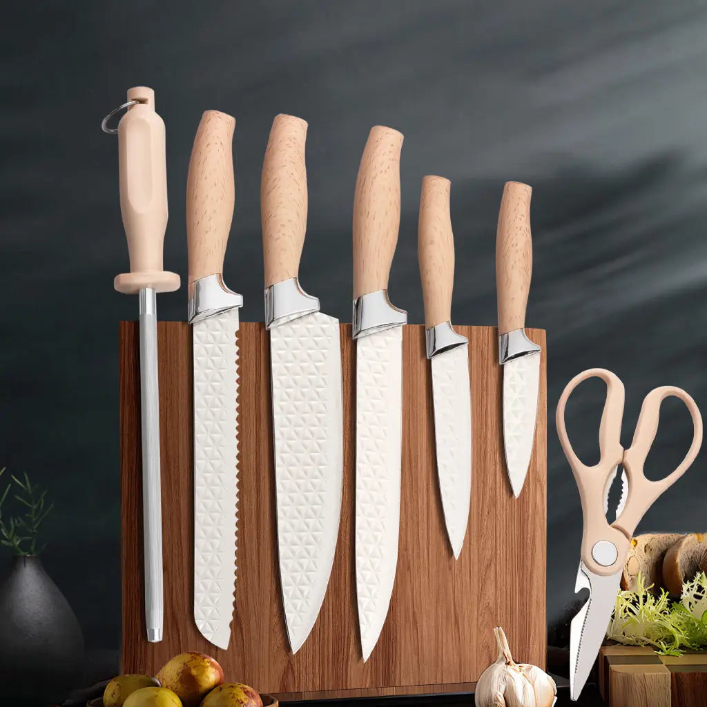 Set de Cuchillos de Cocina Japoneses 7 Piezas