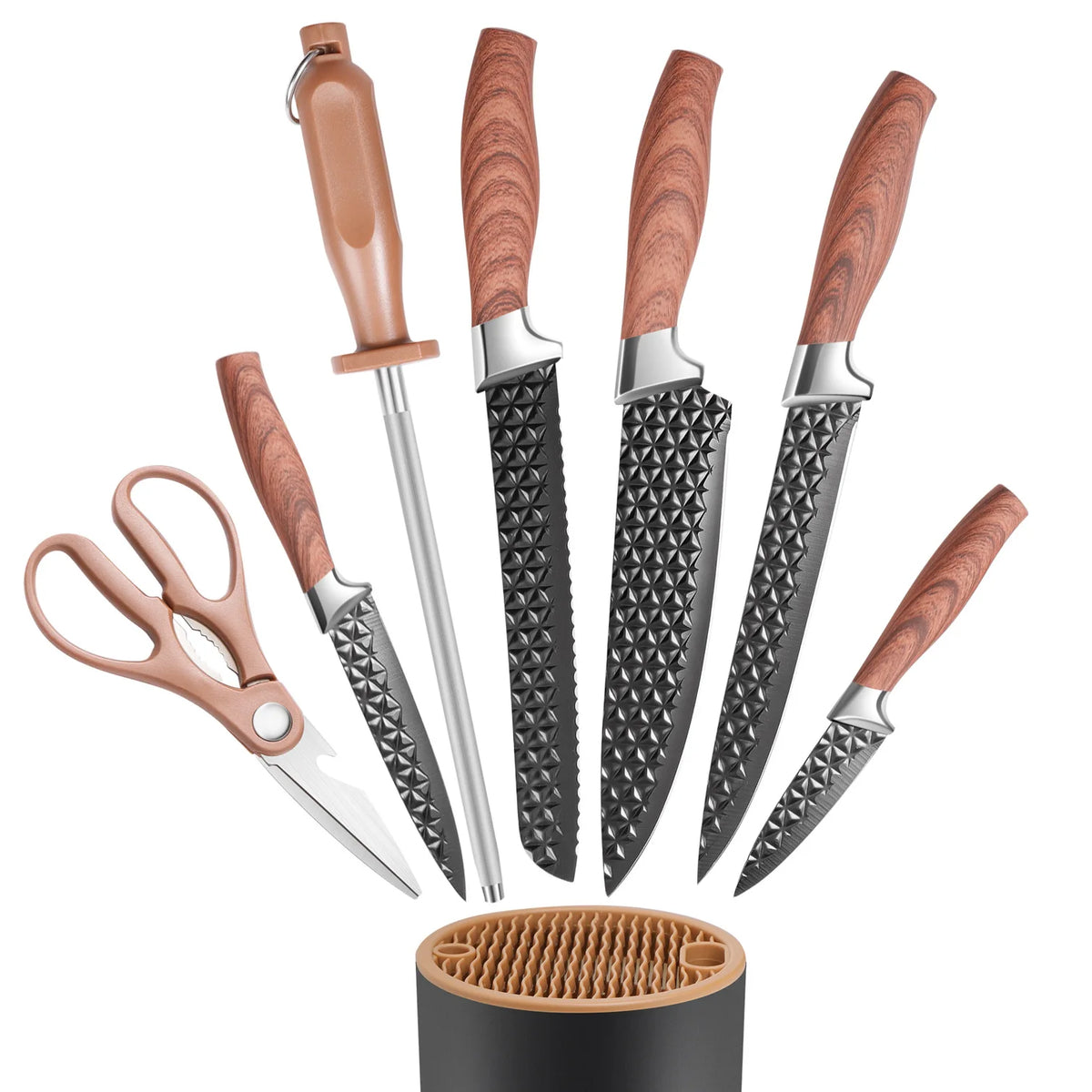 Set de Cuchillos de Cocina Japoneses 7 Piezas