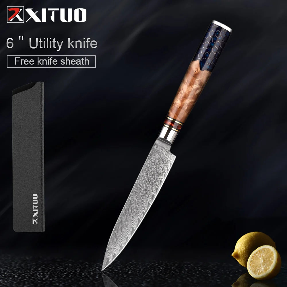 Set de Cuchillos Damascus 67 Capas