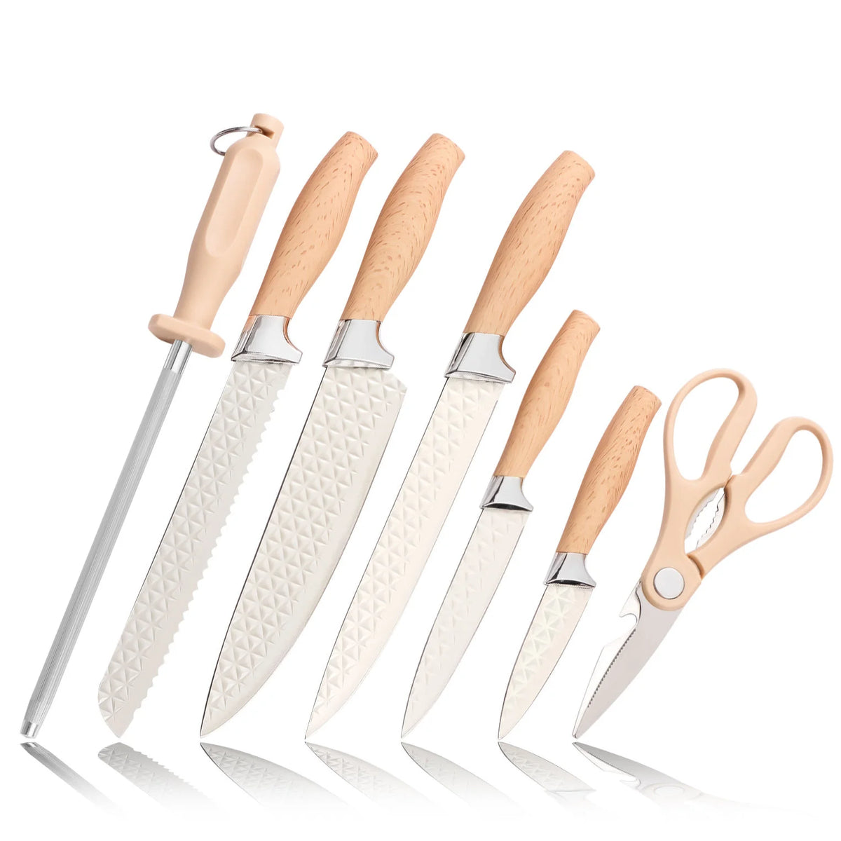 Set de Cuchillos de Cocina Japoneses 7 Piezas