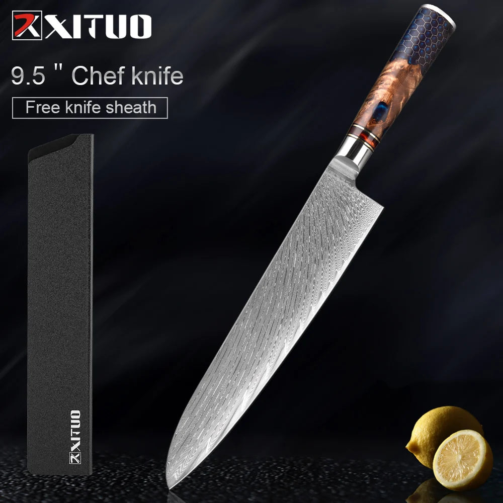 Set de Cuchillos Damascus 67 Capas