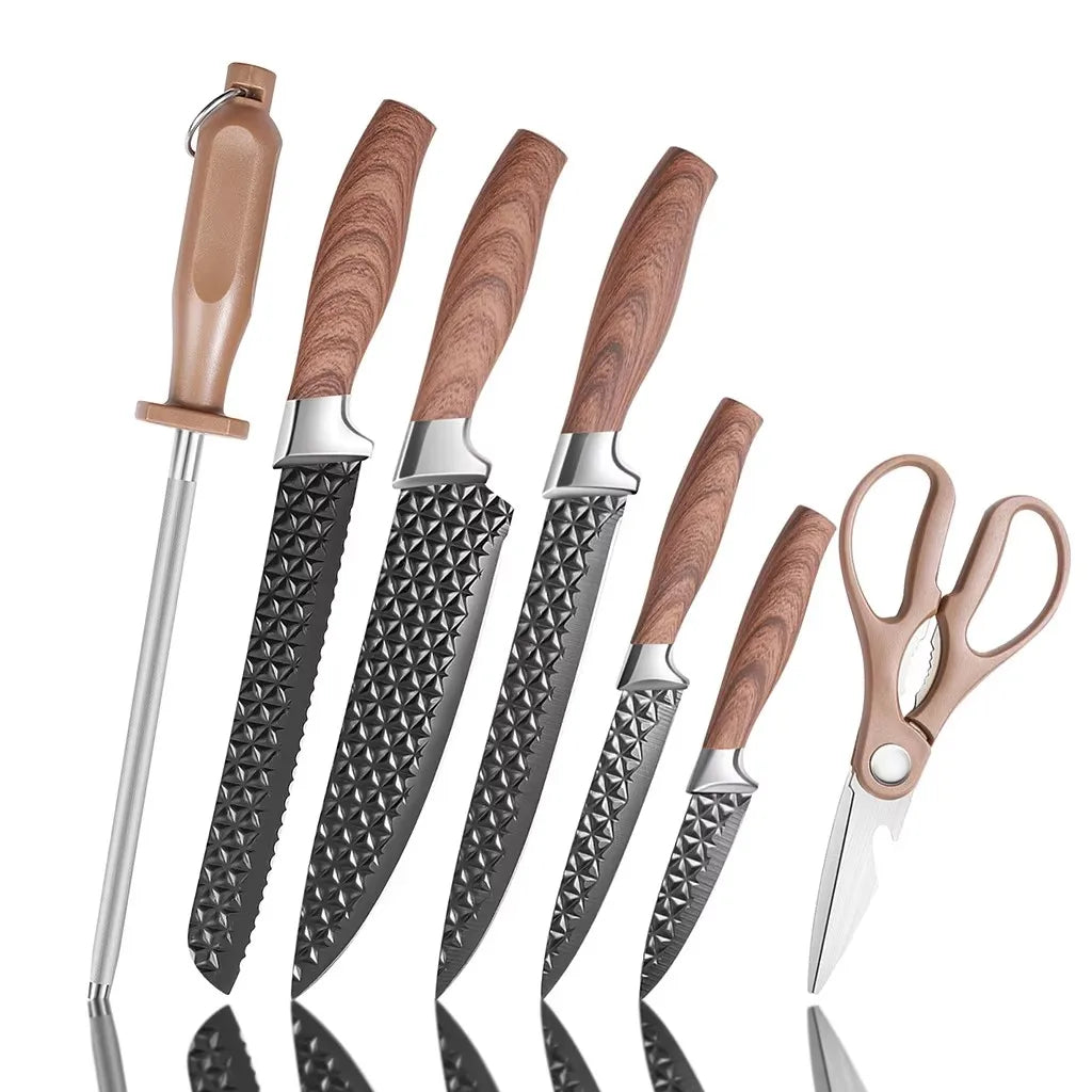 Set de Cuchillos de Cocina Japoneses 7 Piezas