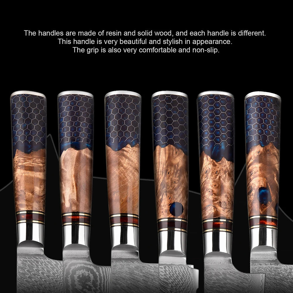 Set de Cuchillos Damascus 67 Capas