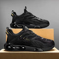 Sneaker Men's Summer Breathable Mesh Running Sports Shoes Leisure Thick-soled Fashion Black Shoes