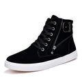 2025 Autumn and Winter New Men's  Boots Buckle  Men's High-top Casual Men's Shoes