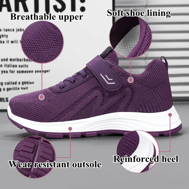 Hot Selling Fashion Casual Sneakers Comfable Breathable Walking Running Style Shoes for Women
