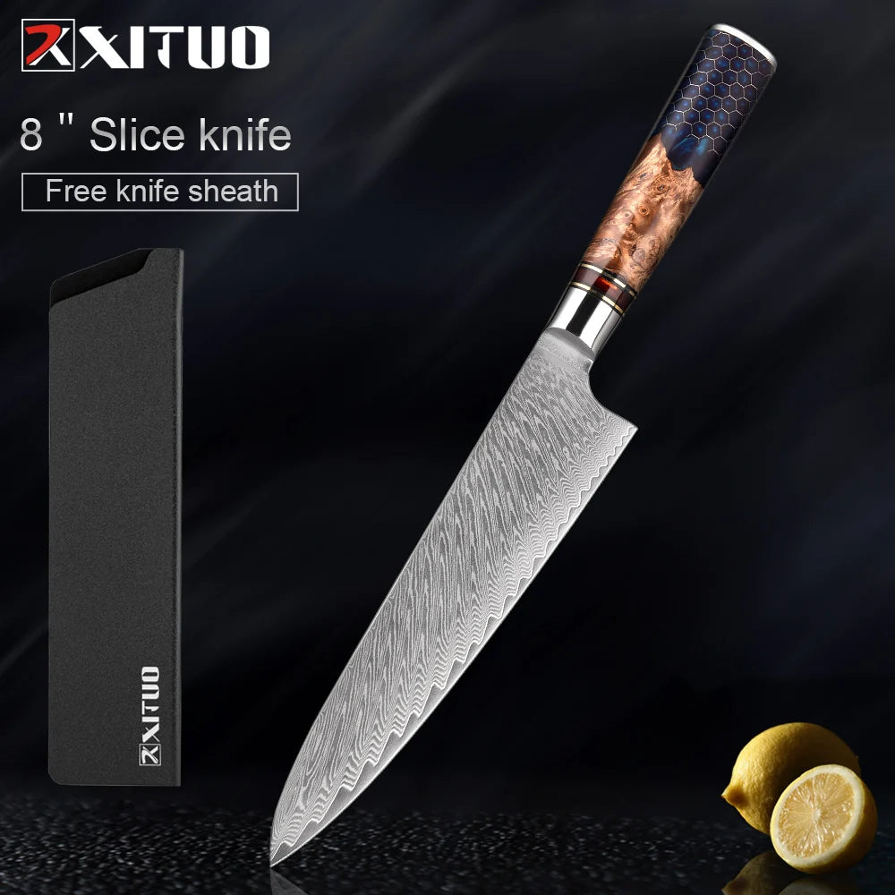 Set de Cuchillos Damascus 67 Capas