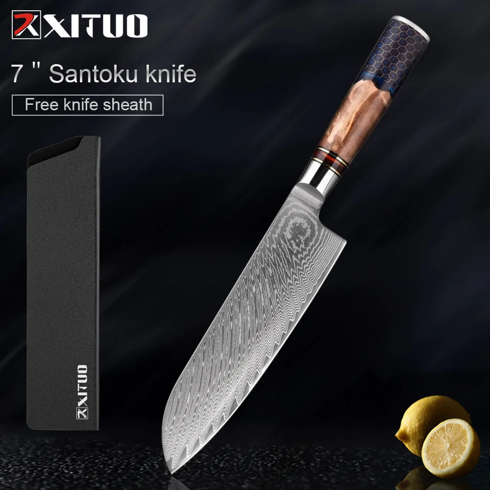 Set de Cuchillos Damascus 67 Capas