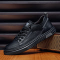Men's New Fashion White Thin Board Shoes Casual Breathable Walking Style Shoes