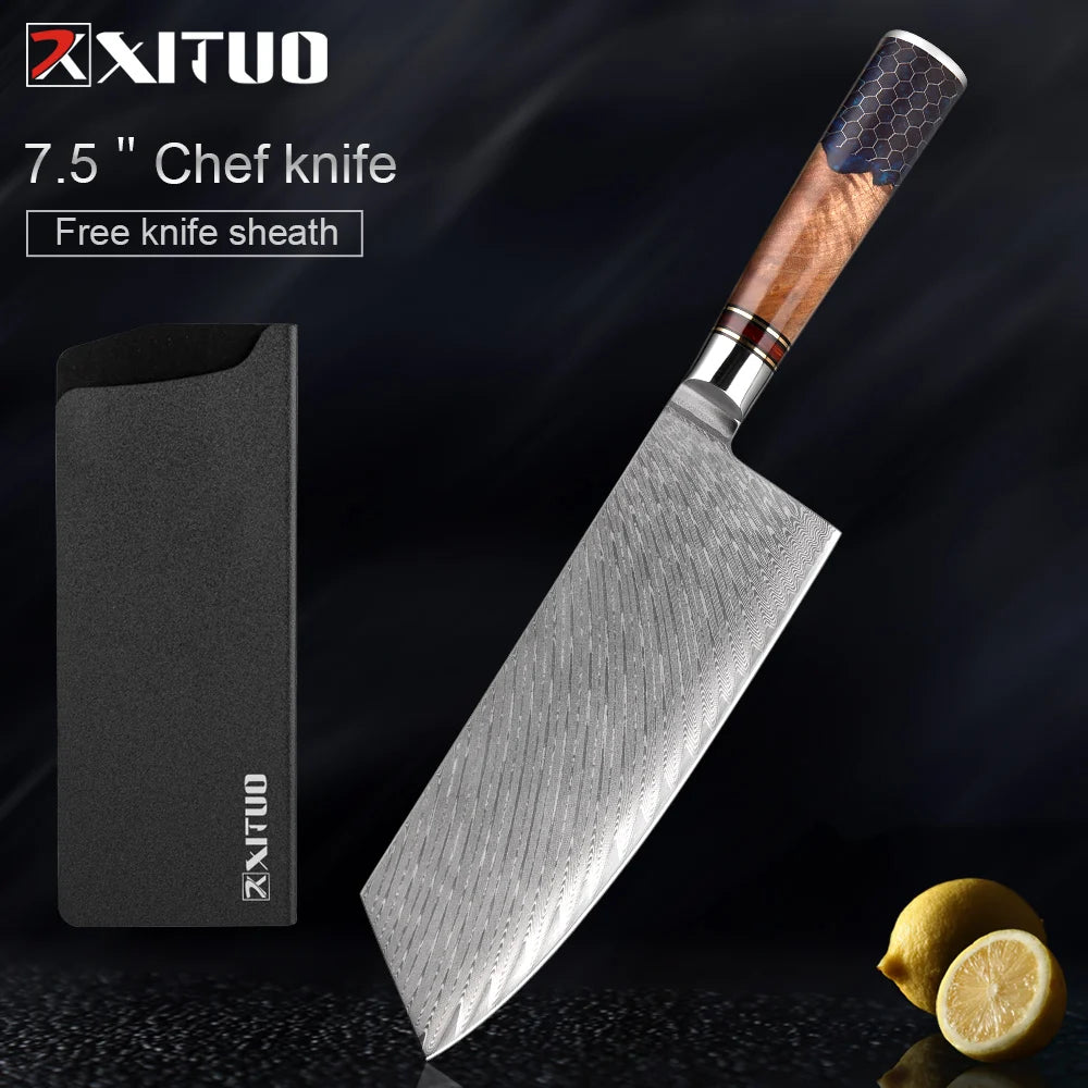 Set de Cuchillos Damascus 67 Capas