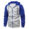 Liu Ming Fashionable 2025 New Fashion Men Casual Contrast Color Zipper Hooded Coats Clothing Sweatshirts