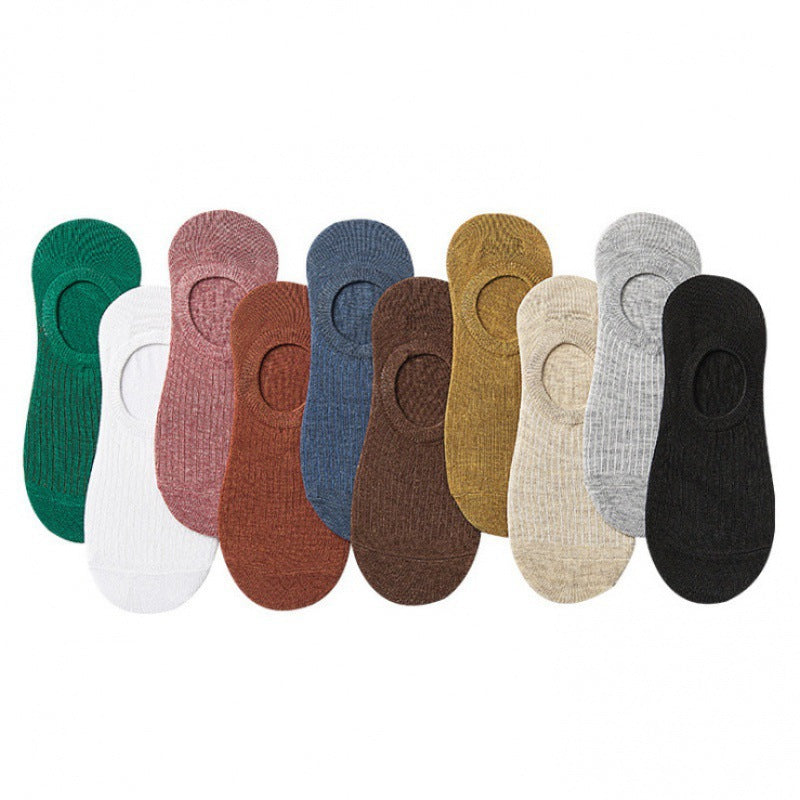 One-Piece Drop-Shipping Men's and Women's Four-Season Anti-Odor and Sweat-Absorbent Short Socks Disposable Socks Men's Welfare Cotton Socks