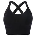 European and American Foreign Trade Sports Bra for Women, Color-Blocking Running Shockproof Yoga Vest, Wireless Push-Up Anti-Sagging Bra
