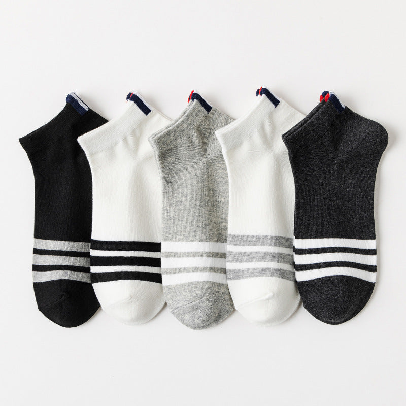 One-Piece Drop-Shipping Men's and Women's Four-Season Anti-Odor and Sweat-Absorbent Short Socks Disposable Socks Men's Welfare Cotton Socks