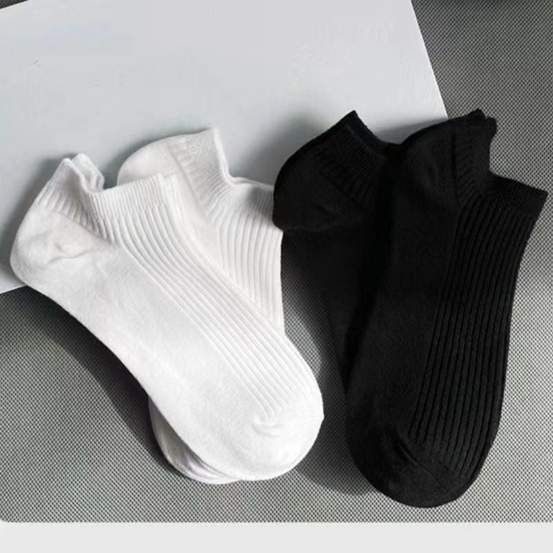One-Piece Drop-Shipping Men's and Women's Four-Season Anti-Odor and Sweat-Absorbent Short Socks Disposable Socks Men's Welfare Cotton Socks
