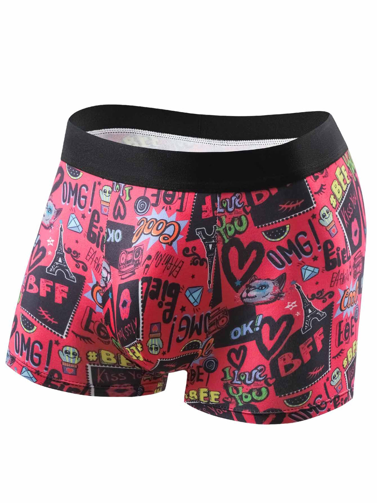 Men's Trendy Boxer Briefs from Foreign Trade Source Factory, Sexy Mid-Rise Breathable Boxer Shorts in Stock