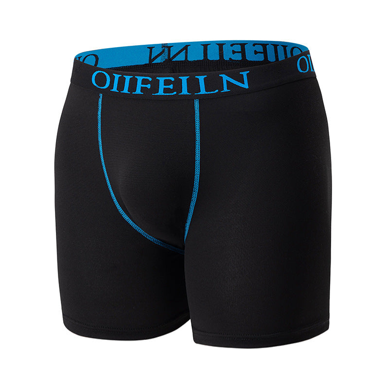 Cross-Border Overseas Platform Specially Designed for American Size Men's Sports Elastic Mid-Length Underwear, Casual and Versatile Cycling Shorts for Men