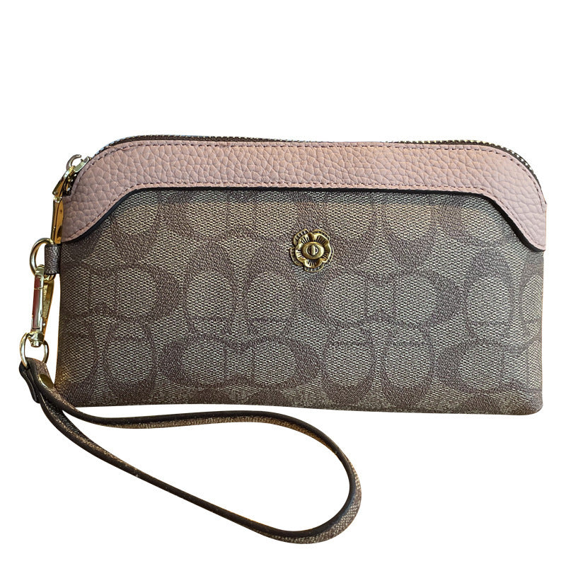 2025 New Handbags Women's Small Bags Fashionable Shoulder Crossbody Bags Trendy Wallets Women's Long Mobile Phone Bags Mom's Style