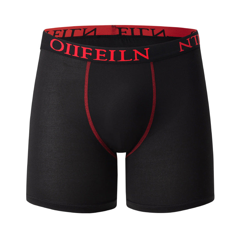 Cross-Border Overseas Platform Specially Designed for American Size Men's Sports Elastic Mid-Length Underwear, Casual and Versatile Cycling Shorts for Men