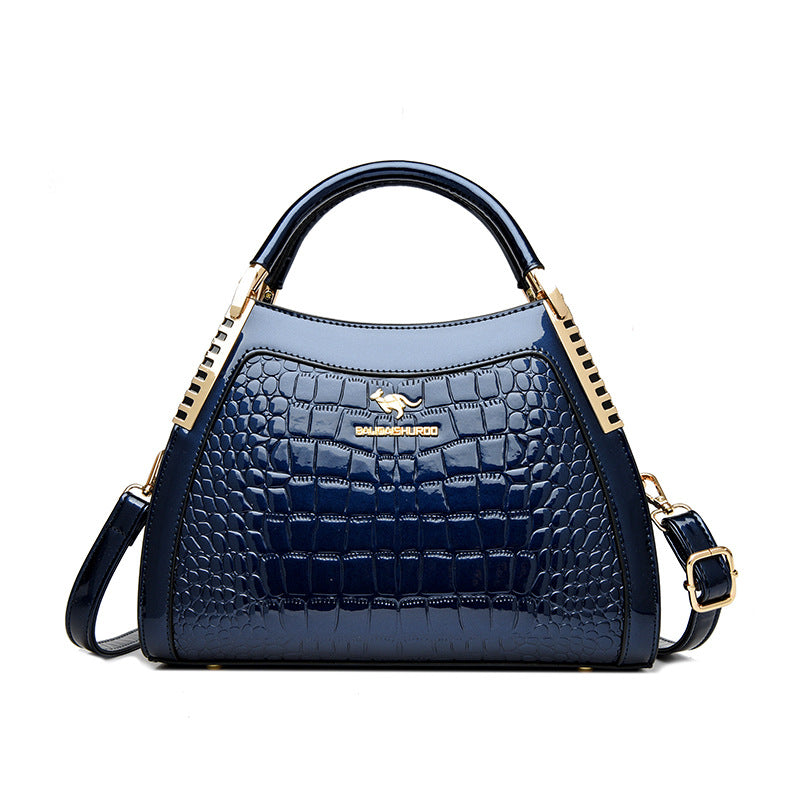 Bags Women's Bags Crocodile Pattern Handbags 2025 Foreign Trade New Trendy Ladies Handbags Women's Shoulder Bags