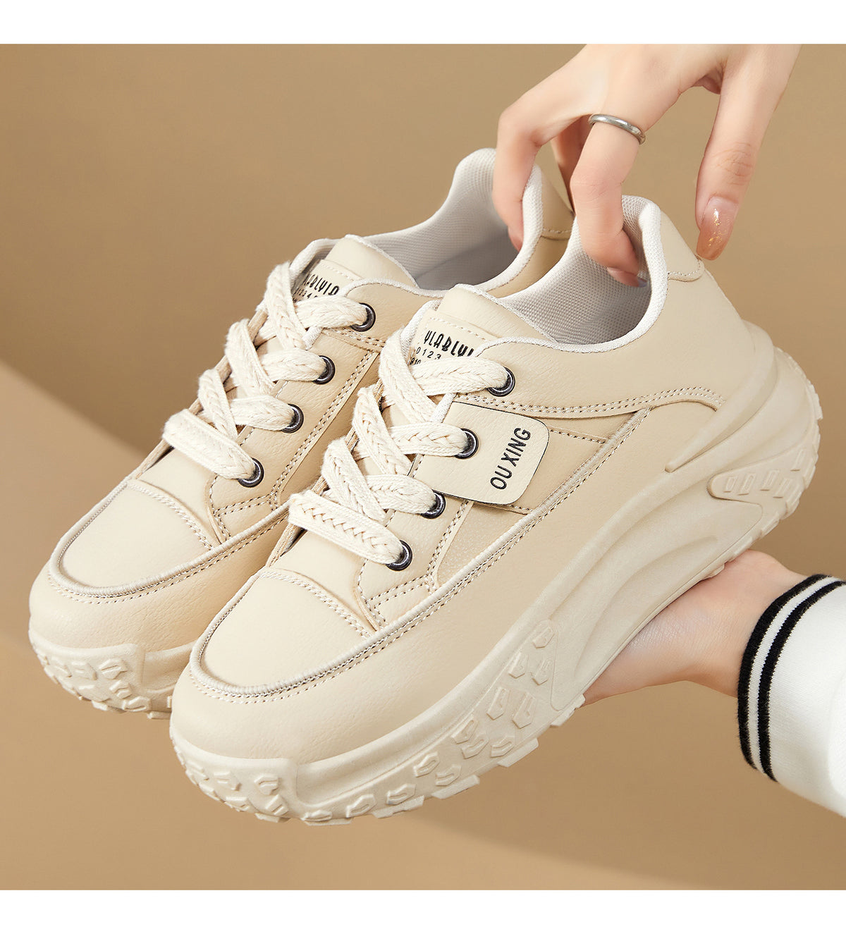 Women's Spring Shoes, Height-Increasing Shoes, Versatile Fashionable Canvas Shoes, Thick-Soled Shoes, Soft-Soled Comfortable Single Shoes, Trendy Casual Shoes