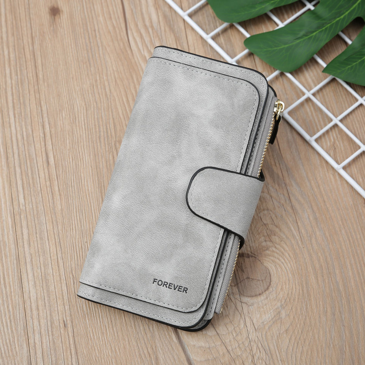 Cross-Border Large-Capacity Long Women's Frosted Pu Multi-Purpose Women's Wallet Clutch Bag Card Holder Women's High-End