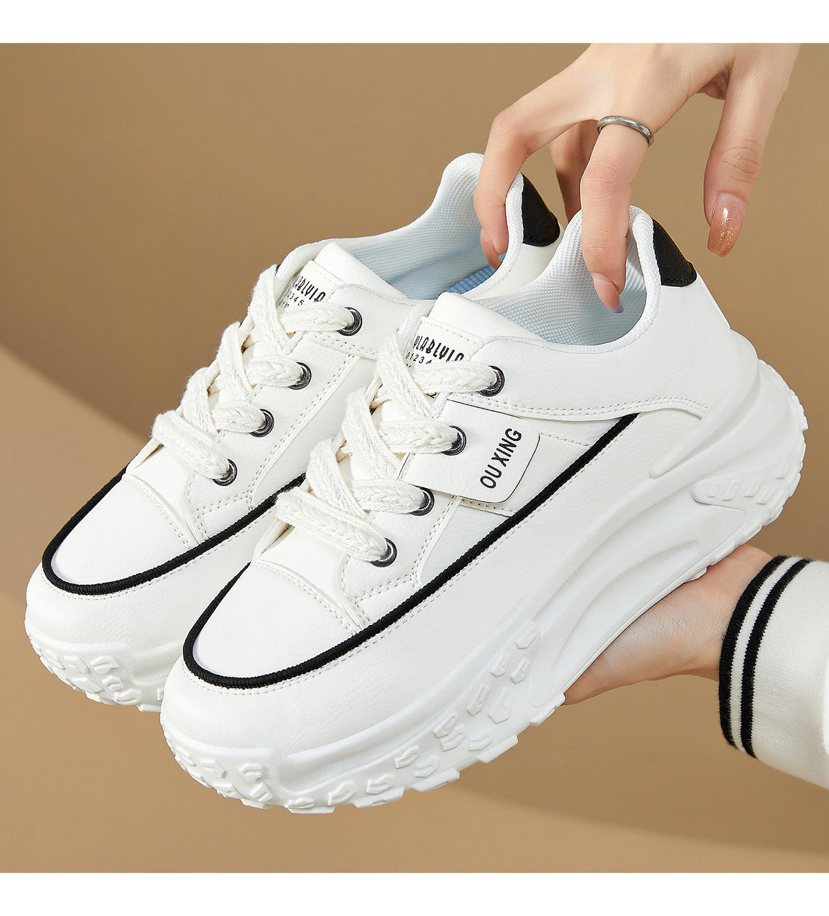 Women's Spring Shoes, Height-Increasing Shoes, Versatile Fashionable Canvas Shoes, Thick-Soled Shoes, Soft-Soled Comfortable Single Shoes, Trendy Casual Shoes