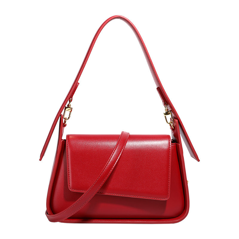 Red Bag for Women 2026 New Style Underarm Bag Light Luxury Brand Bridal Wedding Bag Daily Use Crossbody Handbag