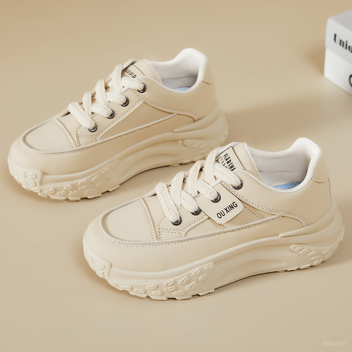 Women's Spring Shoes, Height-Increasing Shoes, Versatile Fashionable Canvas Shoes, Thick-Soled Shoes, Soft-Soled Comfortable Single Shoes, Trendy Casual Shoes