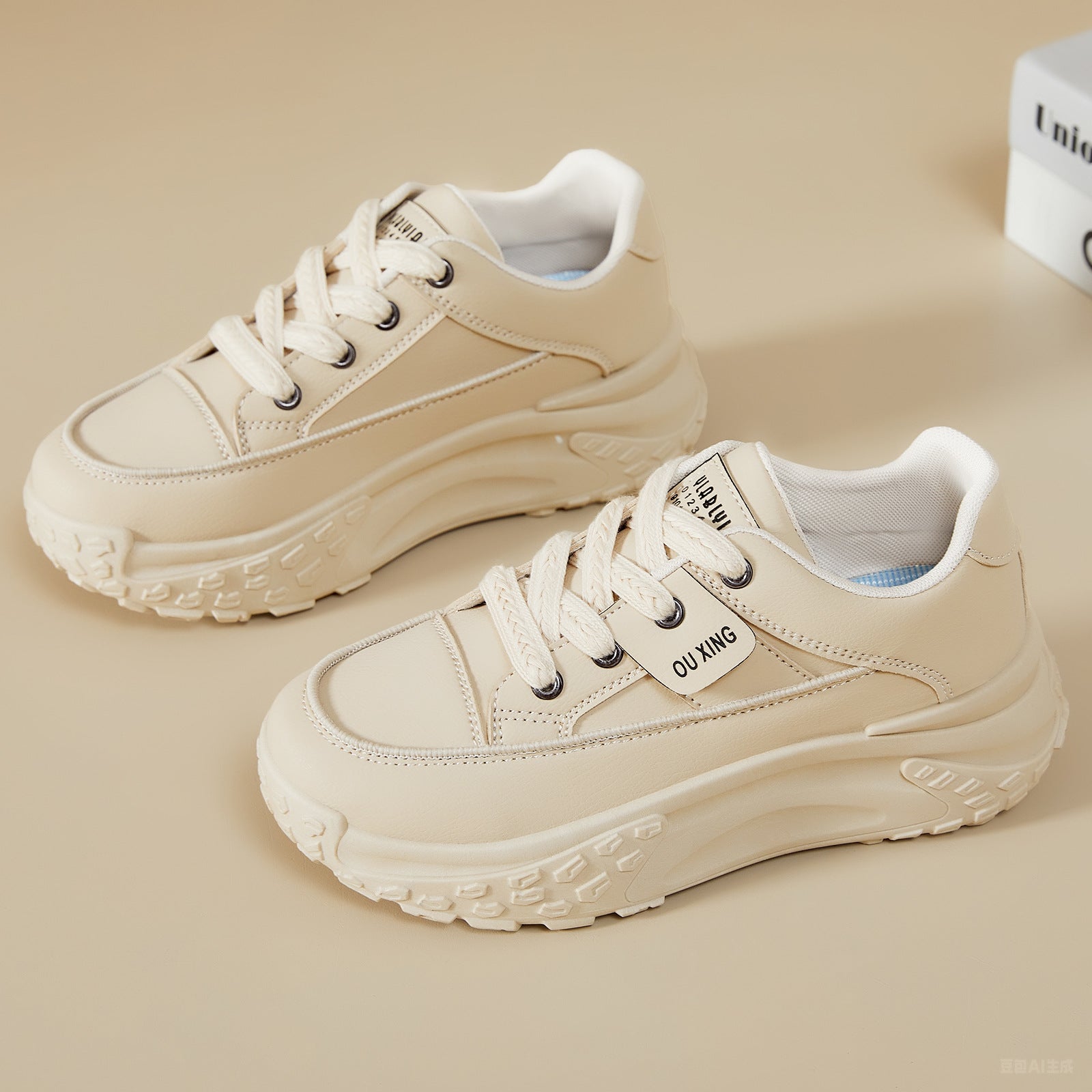 Women's Spring Shoes, Height-Increasing Shoes, Versatile Fashionable Canvas Shoes, Thick-Soled Shoes, Soft-Soled Comfortable Single Shoes, Trendy Casual Shoes