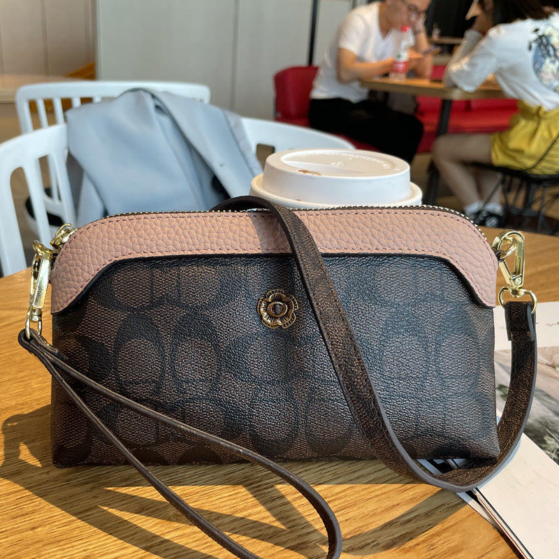 2025 New Handbags Women's Small Bags Fashionable Shoulder Crossbody Bags Trendy Wallets Women's Long Mobile Phone Bags Mom's Style