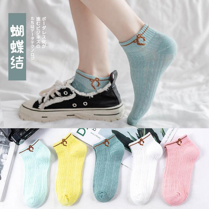 One-Piece Drop-Shipping Men's and Women's Four-Season Anti-Odor and Sweat-Absorbent Short Socks Disposable Socks Men's Welfare Cotton Socks