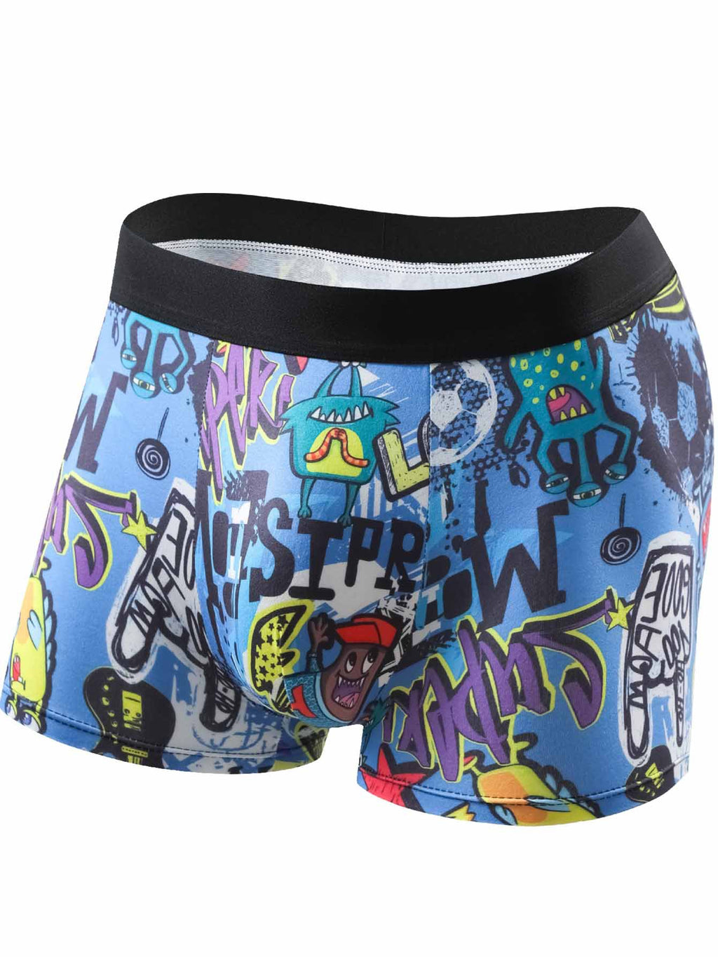Men's Trendy Boxer Briefs from Foreign Trade Source Factory, Sexy Mid-Rise Breathable Boxer Shorts in Stock