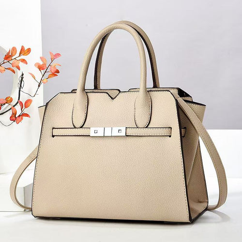 Bolso de Hombro de Gran Capacidad con Cierre