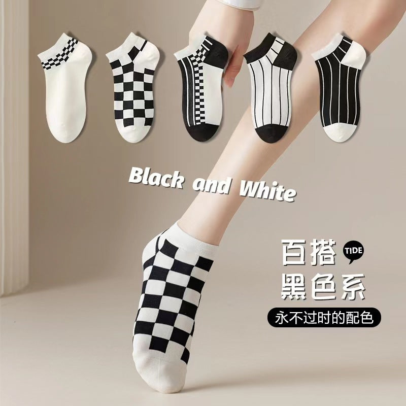 One-Piece Drop-Shipping Men's and Women's Four-Season Anti-Odor and Sweat-Absorbent Short Socks Disposable Socks Men's Welfare Cotton Socks