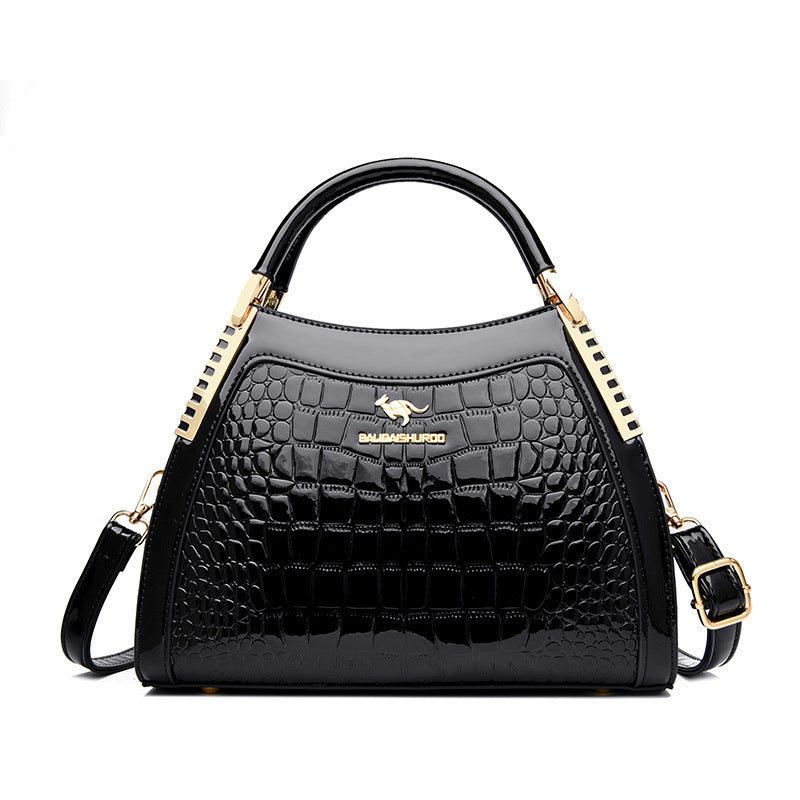 Bags Women's Bags Crocodile Pattern Handbags 2025 Foreign Trade New Trendy Ladies Handbags Women's Shoulder Bags