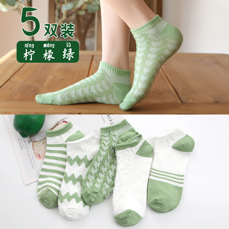 One-Piece Drop-Shipping Men's and Women's Four-Season Anti-Odor and Sweat-Absorbent Short Socks Disposable Socks Men's Welfare Cotton Socks
