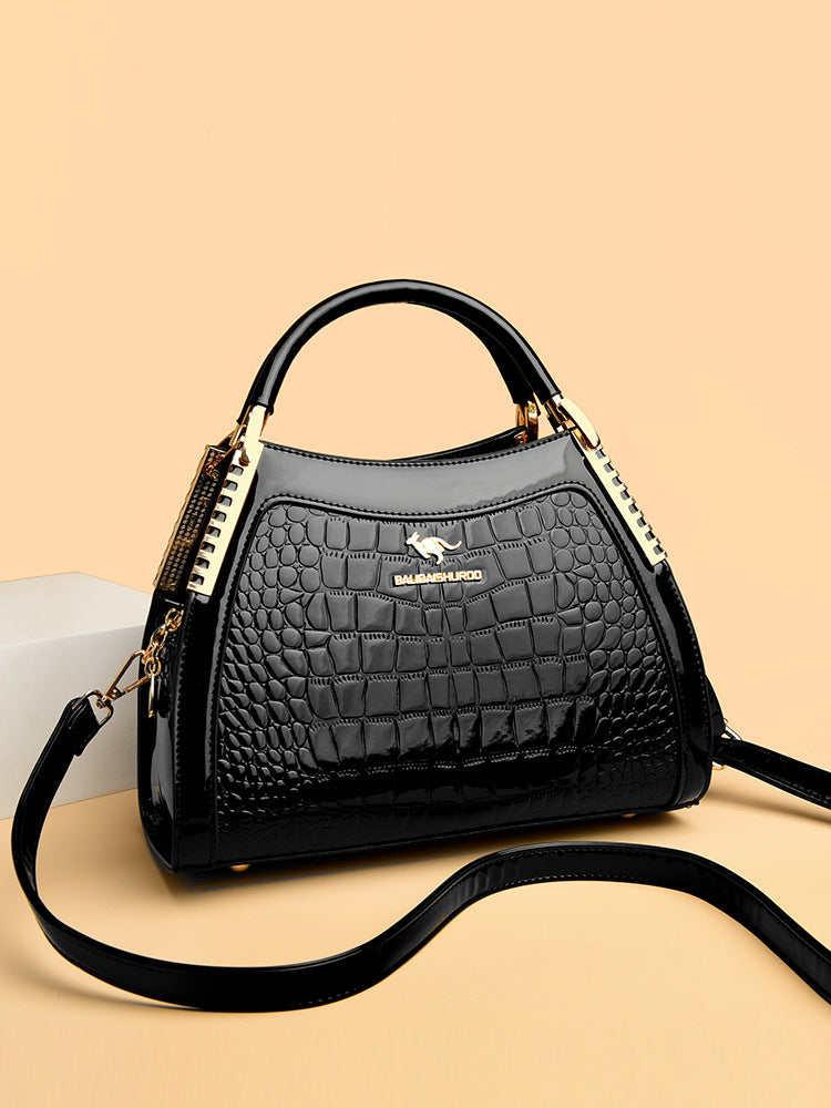 Bags Women's Bags Crocodile Pattern Handbags 2025 Foreign Trade New Trendy Ladies Handbags Women's Shoulder Bags