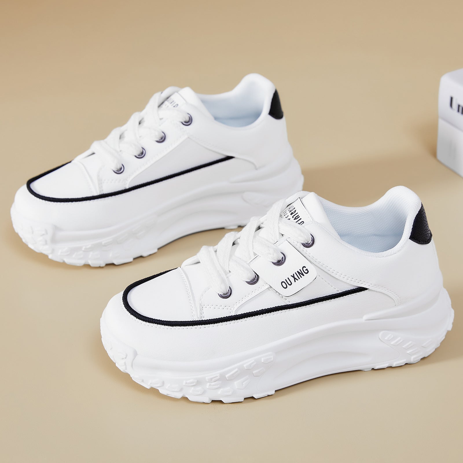 Women's Spring Shoes, Height-Increasing Shoes, Versatile Fashionable Canvas Shoes, Thick-Soled Shoes, Soft-Soled Comfortable Single Shoes, Trendy Casual Shoes