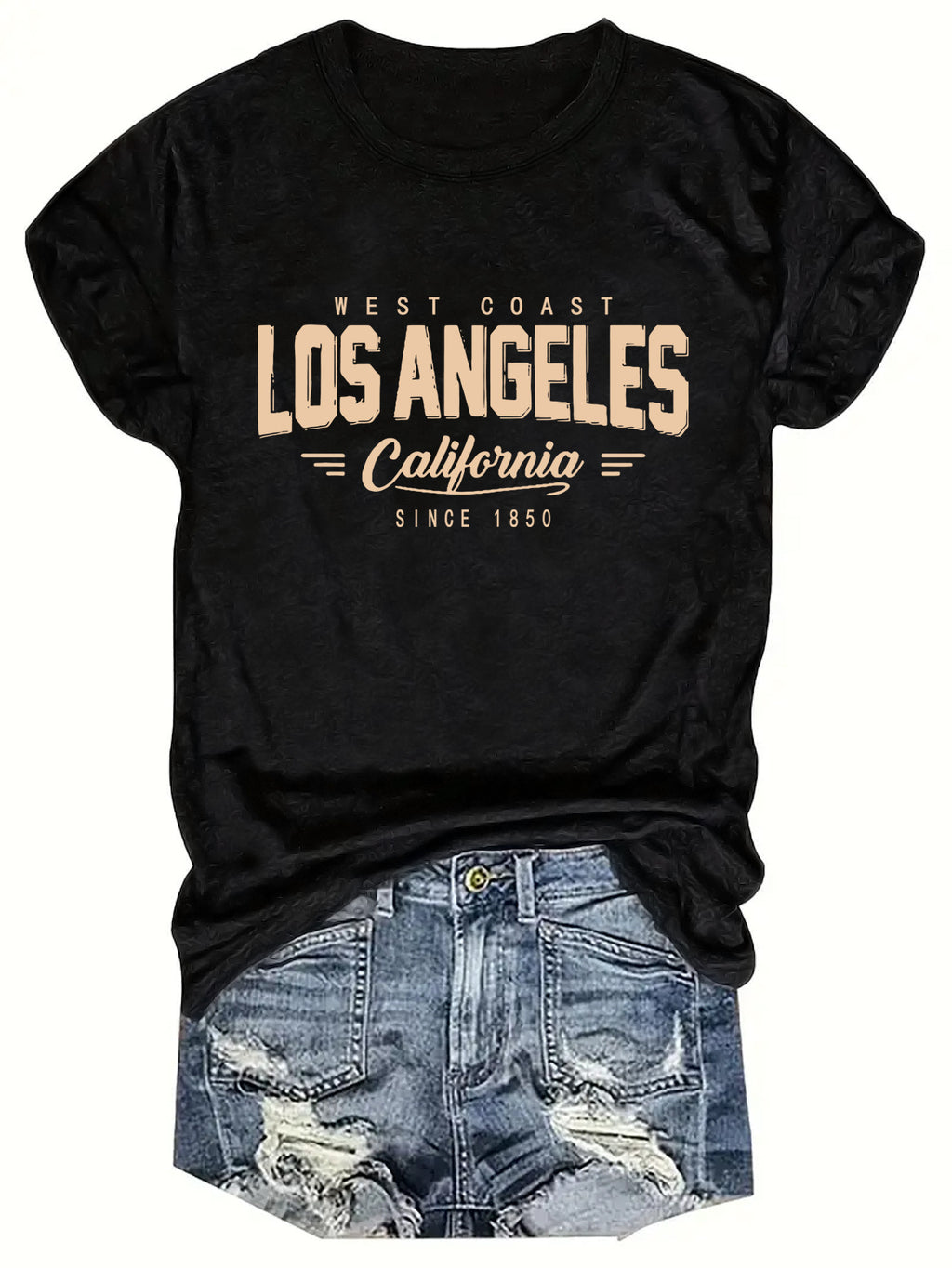 European and American Women's Casual Multi-Color Round Neck Short-Sleeved Simple Fashion Sports Tops Pure Color Loose Printed T-Shirts