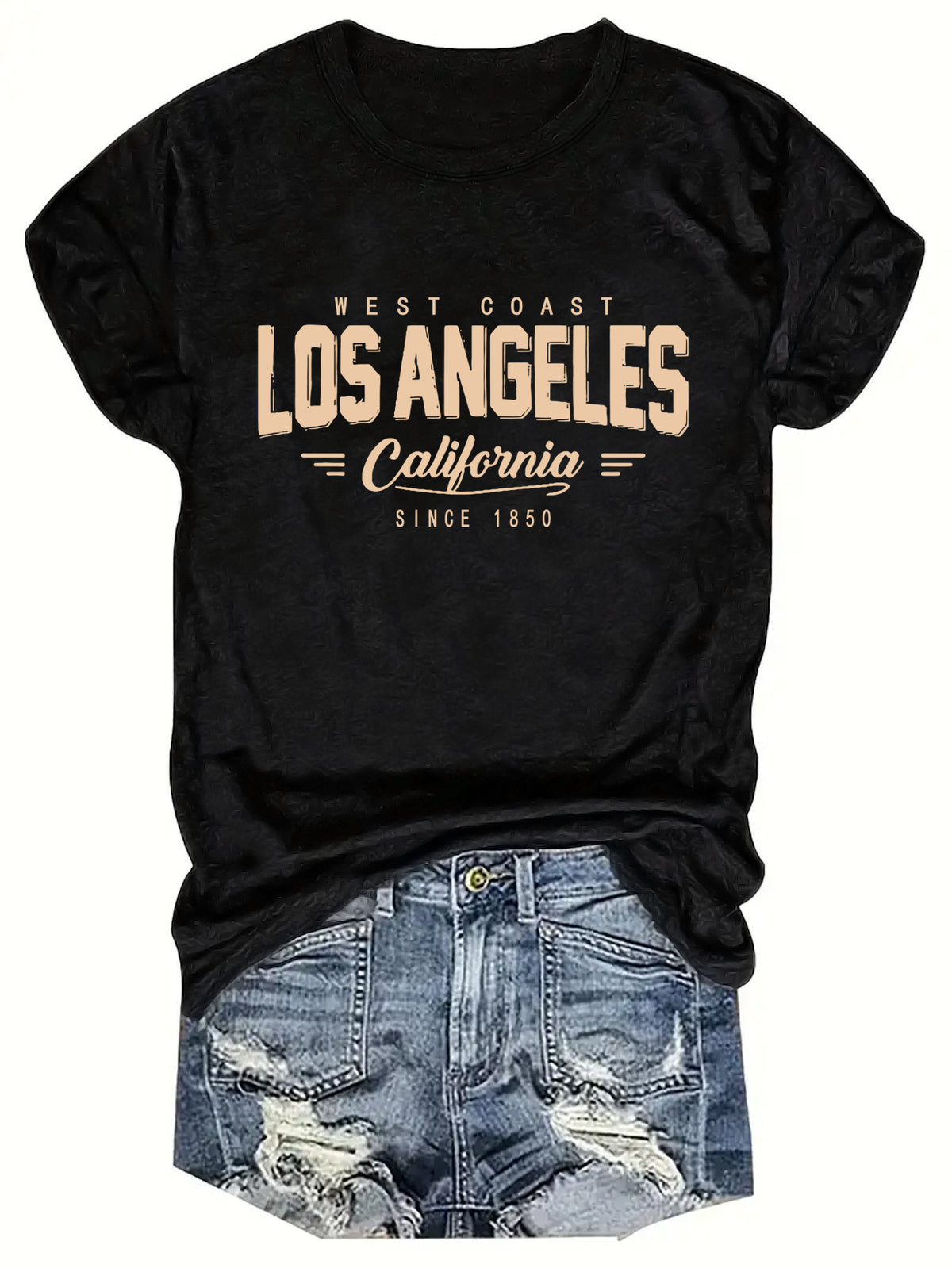 European and American Women's Casual Multi-Color Round Neck Short-Sleeved Simple Fashion Sports Tops Pure Color Loose Printed T-Shirts